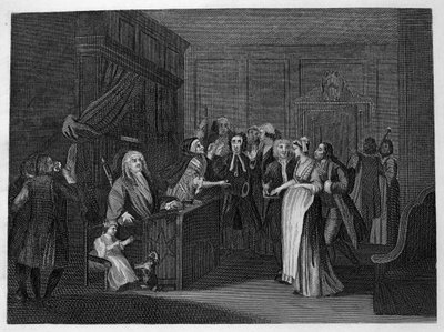 Jurando uma criança de William Hogarth