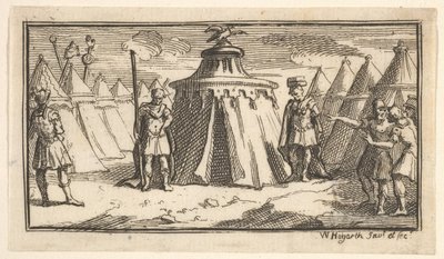 Tirando o cinto militar ou cinto John Beaver, castigos militares romanos, 17 ..., depois de 1725. de William Hogarth