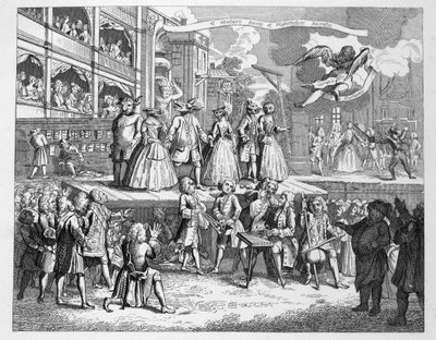 The Beggars Opera Burlesqued de William Hogarth