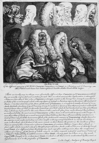 O banco, 1758 de William Hogarth