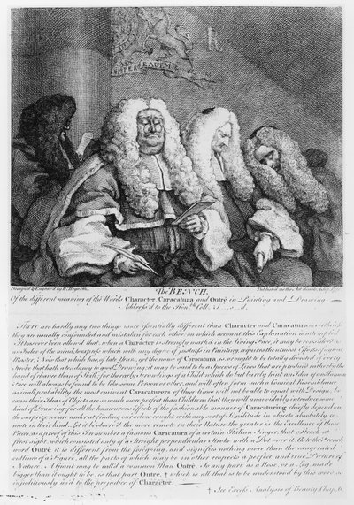 O banco, 1758 de William Hogarth