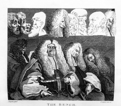 A Bancada por William Hogarth de William Hogarth