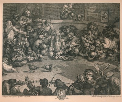 O Galo do Galo, 1759. de William Hogarth