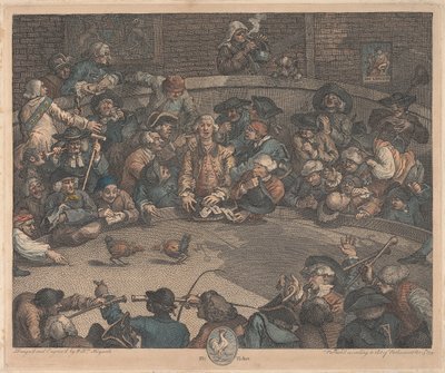 Royal Sport, Bilhete de Fosso de William Hogarth