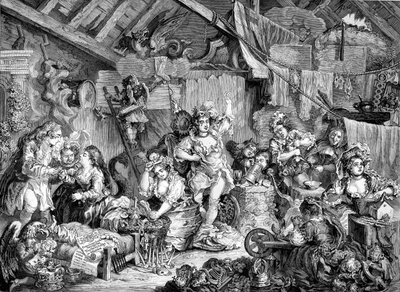 A Companhia dos Controladores por William Hogarth de William Hogarth