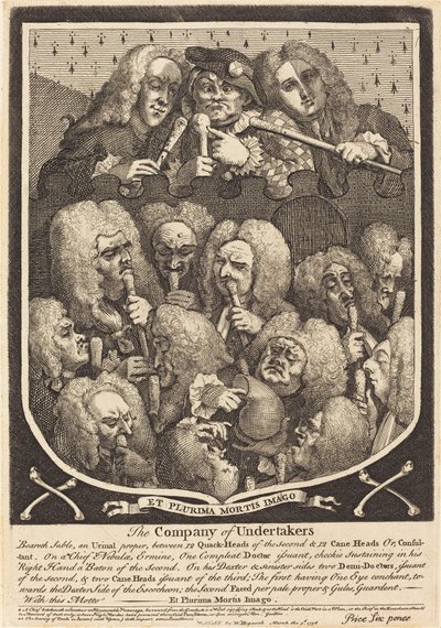 A Companhia dos Empreiteiros de William Hogarth