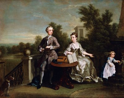 A família Edwards Hamilton de William Hogarth