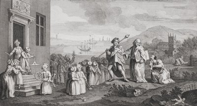 The Foundlings, gravados por F. Morellon La Cave de William Hogarth