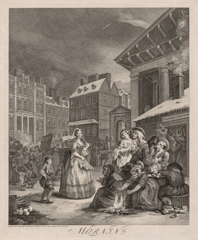 As quatro horas do dia de William Hogarth