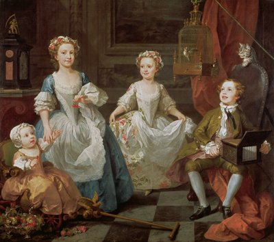 As crianças de Graham, 1742 de William Hogarth