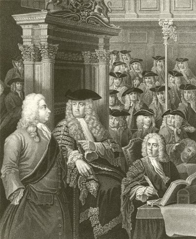 A Casa dos Comuns de William Hogarth