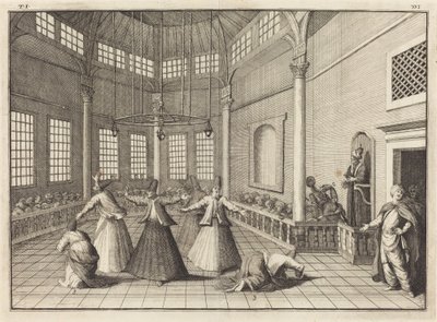 The Inside of a Mosque de William Hogarth
