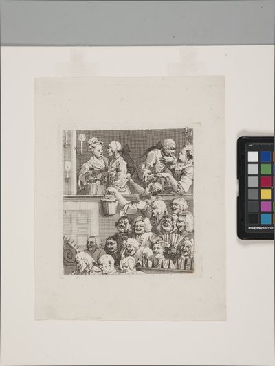 O público risonho (gravura e gravura) de William Hogarth