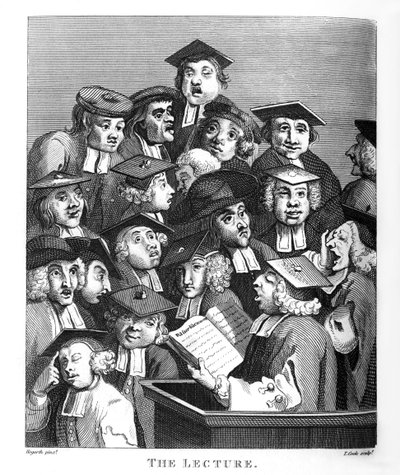 A Palestra de William Hogarth de William Hogarth