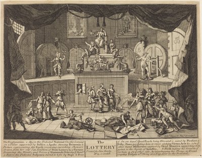A loteria de William Hogarth