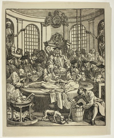 A recompensa da crueldade de William Hogarth