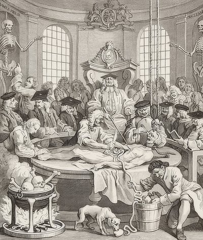 A recompensa da crueldade. De: Os quatro estágios da crueldade - Os quatro estágios da crueldade. 1751 de William Hogarth