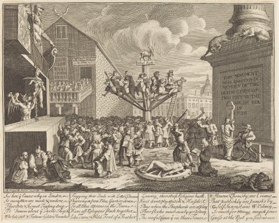 O esquema do Mar do Sul de William Hogarth