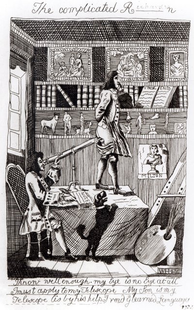 O complicado Richardson, 1724 de William Hogarth