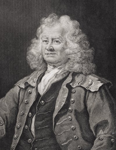 Thomas Coram, gravado por JW Cook de William Hogarth