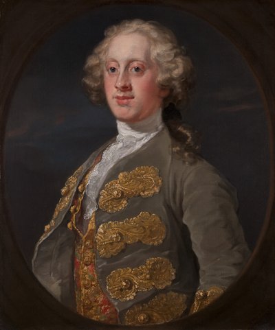 William Cavendish, Marquês de Hartington, Mais tarde quarto Duque de Devonshire, 1741. de William Hogarth