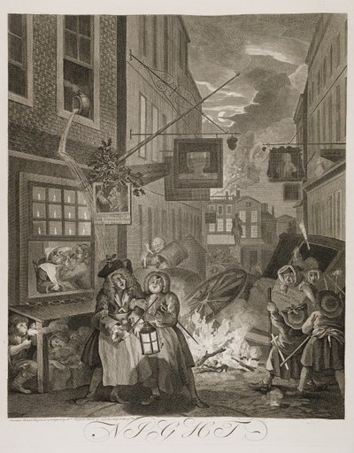 en: Quatro horas do dia: Noite de William Hogarth