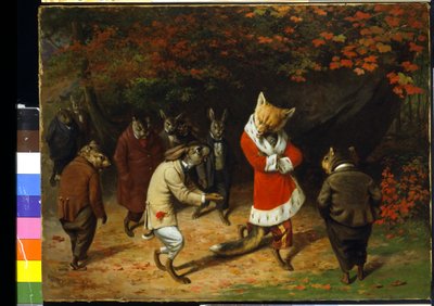 Sua Majestade Recebe (óleo sobre tela) de William Holbrook Beard