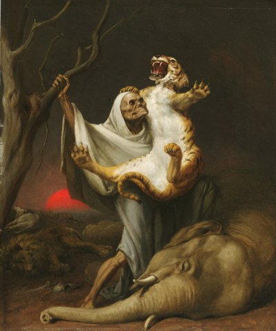 O poder da morte, c.1890. de William Holbrook Beard