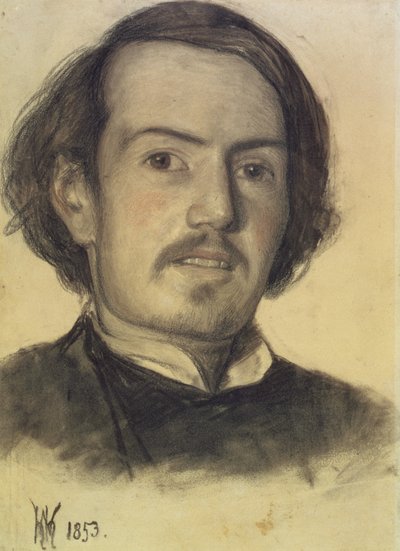 Retrato de Walter Howell Deverell, 1853 de William Holman Hunt