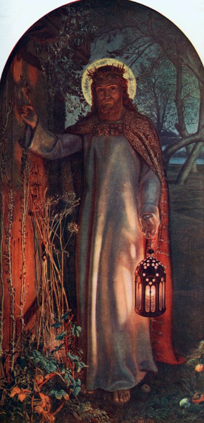 A Luz do Mundo, c1851-1853. de William Holman Hunt