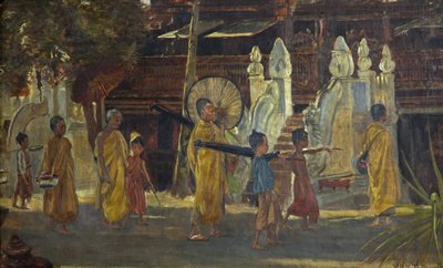 Uma procissão na Birmânia de William Holt Yates Titcomb