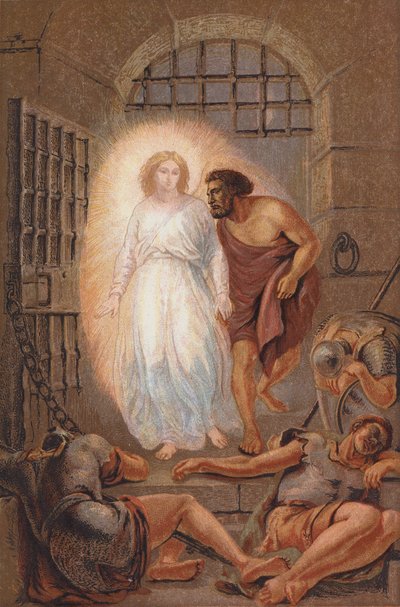 A libertação de São Pedro (gravura) de William II Hilton