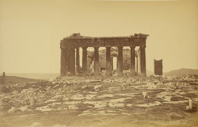 Parthenon, face oriental. de William J. Stillman