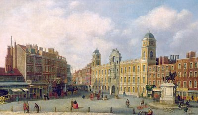 Vista da Casa de Northumberland, c.1770 de William James