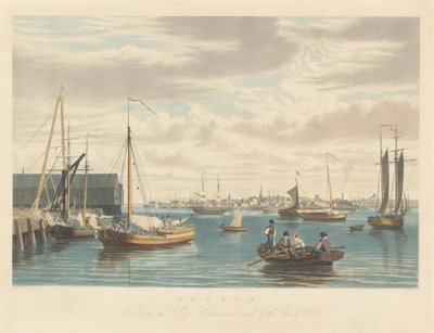Boston: do Ship House, extremidade oeste do estaleiro naval de William James Bennett