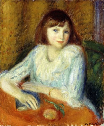 Um Retrato de Penny de William James Glackens