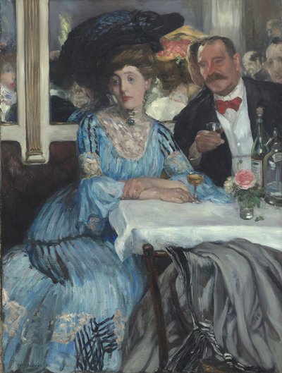 Na Mouquin "s, 1905 de William James Glackens