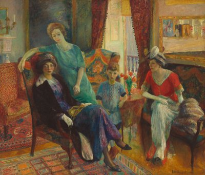 Grupo Familiar, 19101911. de William James Glackens