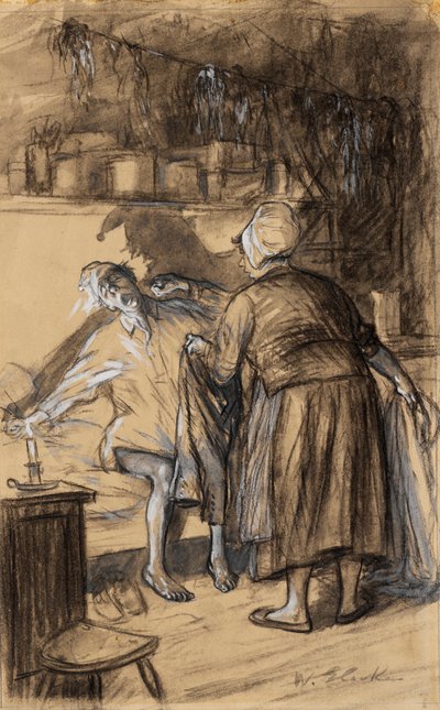 Aqui estão suas calças de William James Glackens