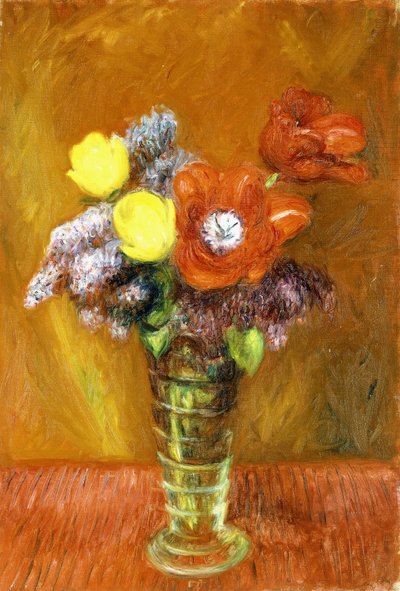 Lilás e Túlipas de William James Glackens