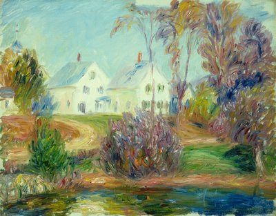 Pensão de New Hampshire (óleo sobre tela) de William James Glackens
