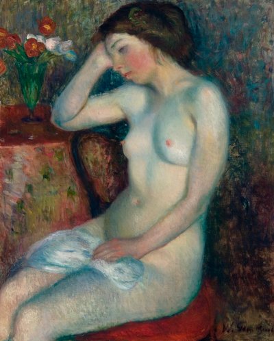 Rapariga Adormecida de William James Glackens
