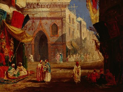 A Street no Cairo de William James Muller