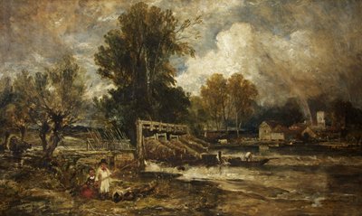 Eel Bucks at Goring de William James Muller