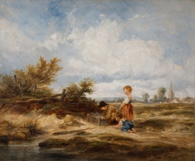 Hampstead Heath - The Bird Trap, 1845. de William James Muller