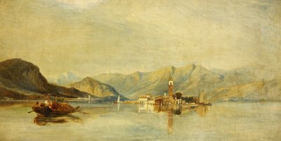 Lago Maggiore e Isola Bella (óleo sobre tela) de William James Muller