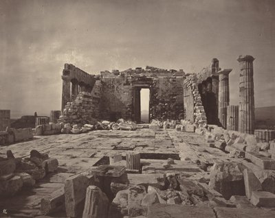 A Acrópole de Atenas, placa 14, 1869/1870 (foto) de William James Stillman