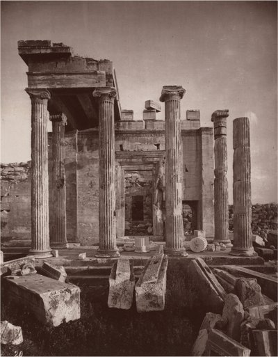 A Acrópole de Atenas, placa 20, 1869/1870 (foto) de William James Stillman