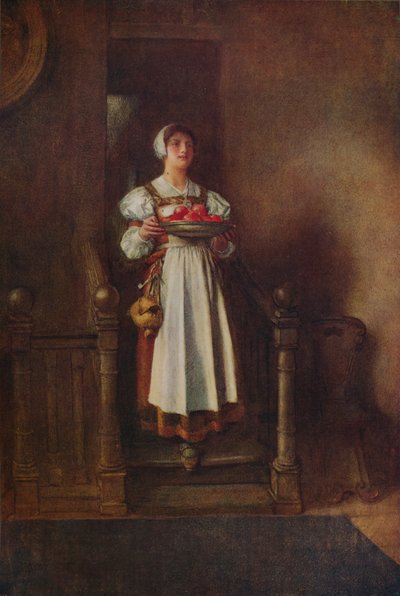 Uma empregada doméstica do albergue, c1800 de William John Wainwright
