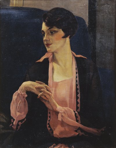 Retrato de uma mulher, metade do comprimento, 1905 de William Kay Blacklock